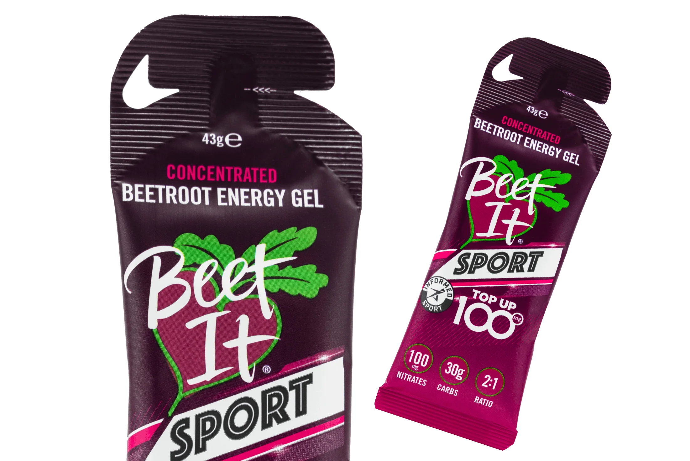 Energía sobre la marcha con los geles Beet It