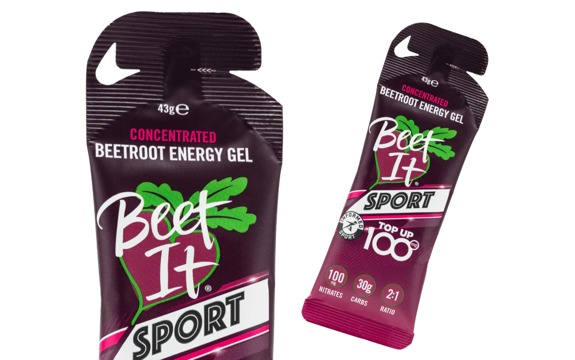 Energía sobre la marcha con los geles Beet It