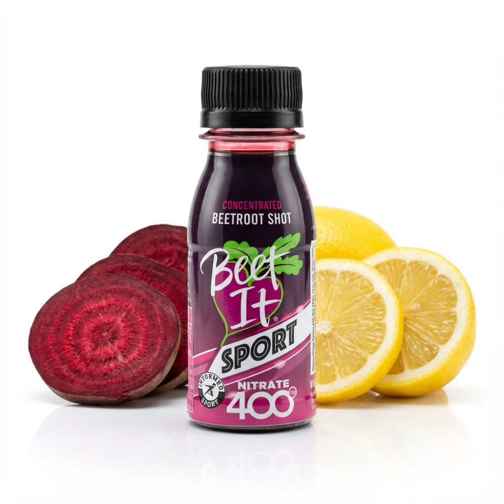 Beet It Sport Nitrato 400 mg  – Shot de Nitratos Naturales para Rendimiento Deportivo.