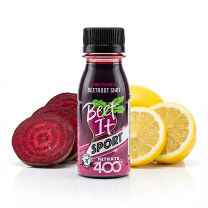Beet It Sport Nitrato 400 mg  – Shot de Nitratos Naturales para Rendimiento Deportivo.