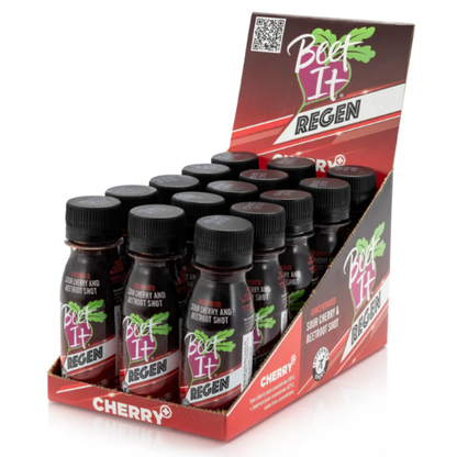 Regen Cherry+ – Shot de Cereza Ácida para la Recuperación tras Entrenamiento y Competición